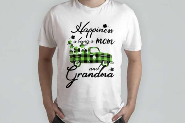 Happiness Is Being A Mom and Grandma Women T-shirt