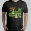 Irish Artist Squad Leprechaun Shamrock clover Art Cool St Patrick Day T-Shirt