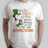 Pink Flamingo I’m Up For Some Shananigans Leprechaun Happy St. Patrick’s Day T-Shirt