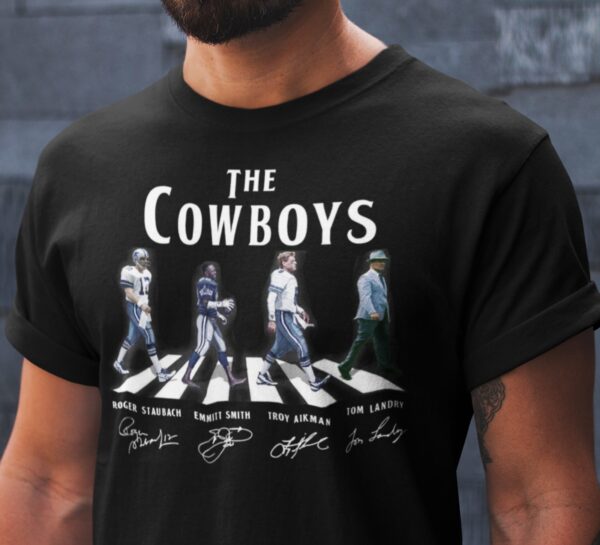 The Cowboys Abbey Road Dallas Signatures T-Shirt