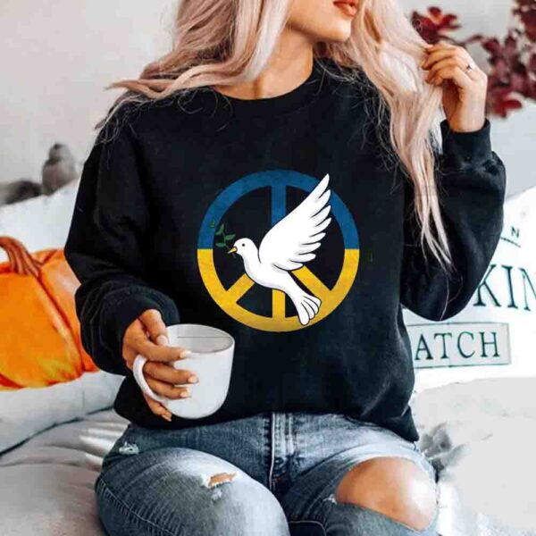 Peace In Ukraine Dove Stand With Support Shirt