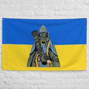 Saint Carl-Gustaf Support Ukraine Flag