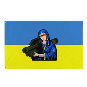 Saint Javelin The Protector Of Ukraine Flag