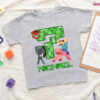 Personalized Minecraft Birthday Matching Family Shirt