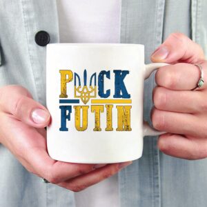 Anti Putin Puck Futin Support Ukraine Mug