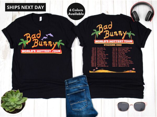 Bad Bunny Worlds Hottest Tour 2022 Shirt