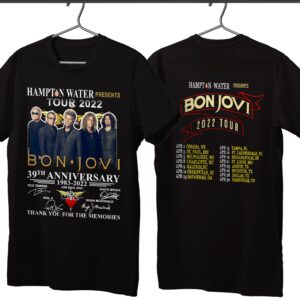 Bon Jovi 2022 Tour 2 Sided T-Shirt