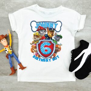 Chase Paw Patrol Custom Family Shirt