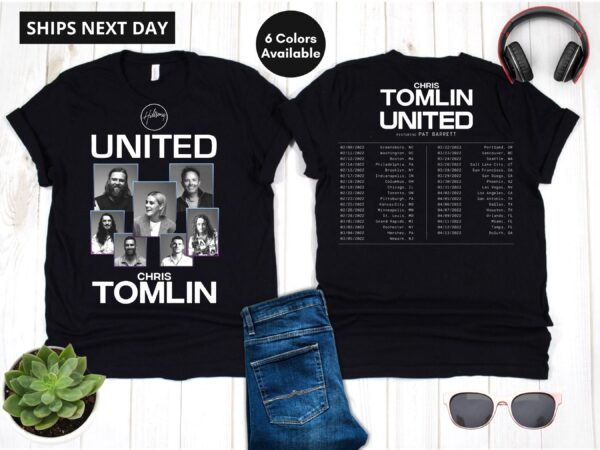 Chris Tomlin United Tour 2022 Double Sided Shirt