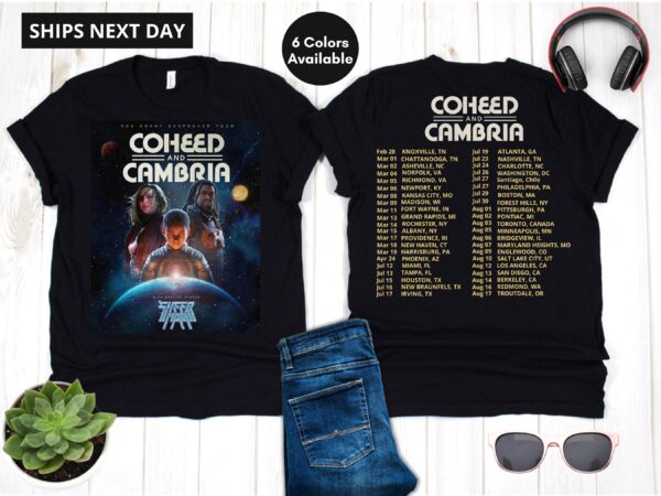 Coheed And Cambria The Great Destroyer Tour 2022 Shirt