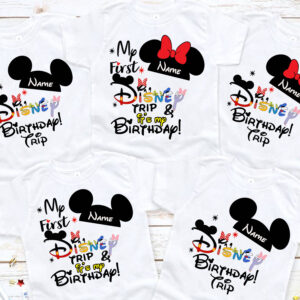 Custom Family Disney Birthday Trip Vacation Shirt