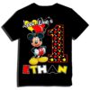 Dinsey Mickey Mouse Birthday Boy Shirt