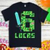 Personalized Minecraft Birthday Matching Family Shirt