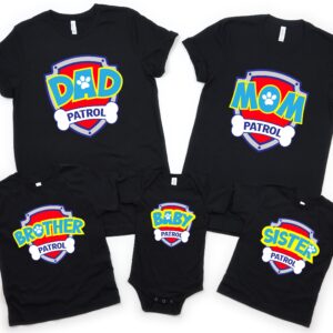 Custom Paw Patrol Family Matching Shirt