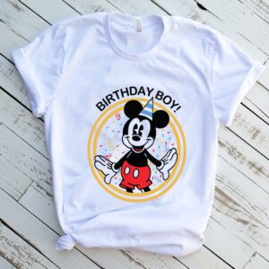 Dinsey Mickey Mouse Birthday Boy Shirt