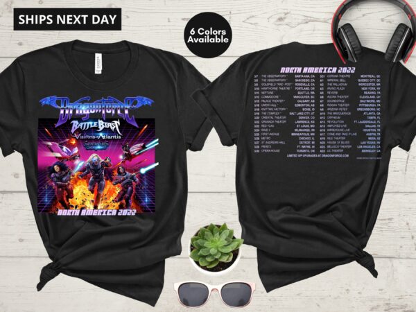 DragonForce North America 2022 Double Sided Shirt