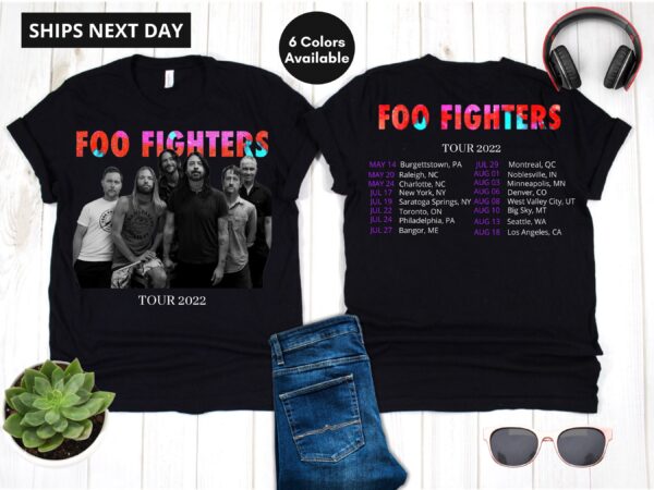 Foo Fighters Tour US Stadium 2022 Shirt