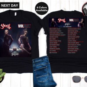 Ghost And Volbeat 2022 Tour 2 Sided Shirt