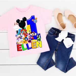 Custom Mickey Mouse Clubhouse Birthday Shirt For Kids