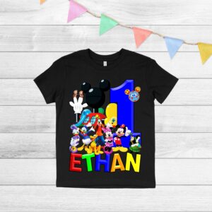 Custom Mickey Mouse Clubhouse Birthday Shirt For Kids