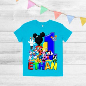 Custom Mickey Mouse Clubhouse Birthday Shirt For Kids