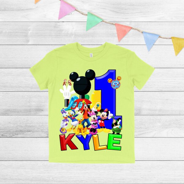 Custom Mickey Mouse Clubhouse Birthday Shirt For Kids