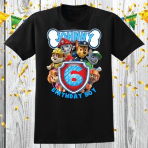 Chase Paw Patrol Custom Family Shirt