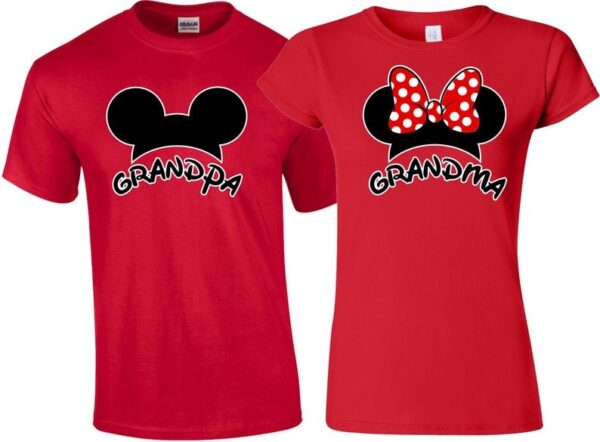 Mickey & Minnie Disney Family Vacation Custom Shirts