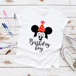 Custom Mickey Family Matching Birthday Boy Shirts