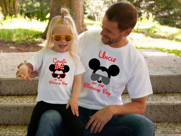 Custom Mickey Family Matching Birthday Boy Shirts