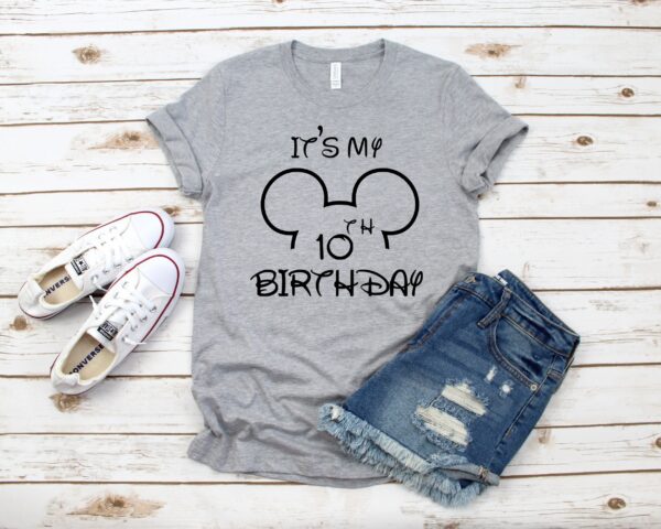 Personalized Mickey 30th Birthday Shirt