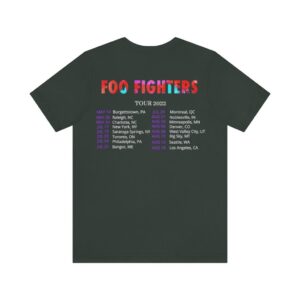 Foo Fighters Tour US Stadium 2022 Shirt