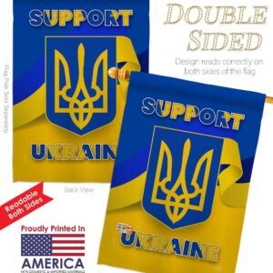 Support Ukraine Garden Flag Outdoor Decorative