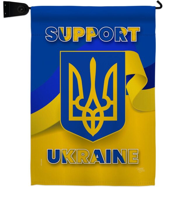 Support Ukraine Garden Flag Outdoor Decorative