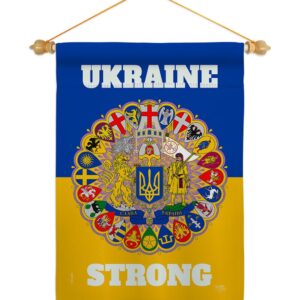 Ukraine Strong Pray For Ukraini Garden Flag