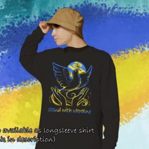 Stand With Ukraine Freedom and Peace Dove Support Ukraine Shirt