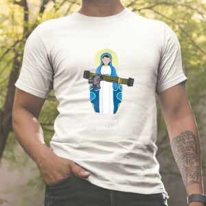 Saint Javelin The Protector of Ukraine Pray For Peace Shirt