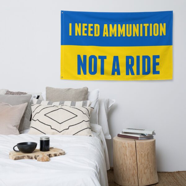 I Need Ammunition Not A Ride Flag