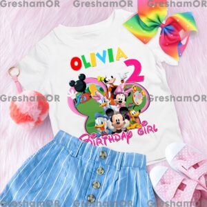 Personalized Mickey Clubhouse Birthday Shirt