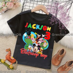 Personalized Mickey Clubhouse Birthday Shirt