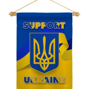 Support Ukraine Garden Flag Outdoor Decorative