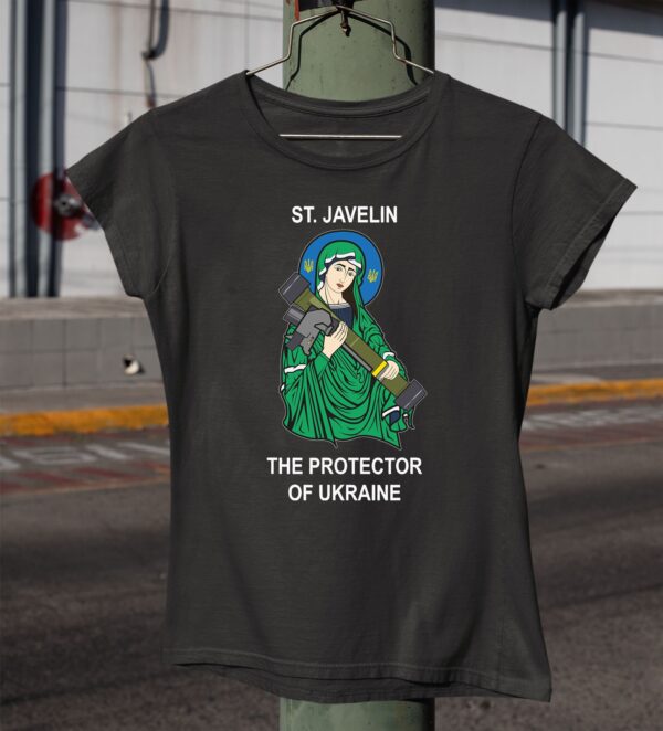 Saint Javelin The Protector Of Ukraine Pray For Ukranian Shirt