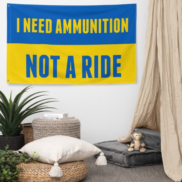 I Need Ammunition Not A Ride Flag