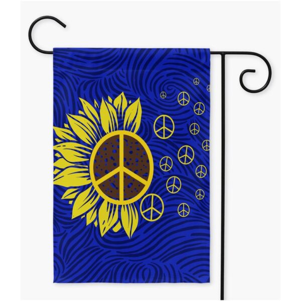 We Stand With Ukraine Sunflower Flag