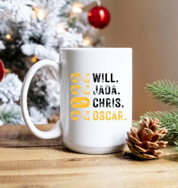 2022 Will Jada Chris Oscar Mug