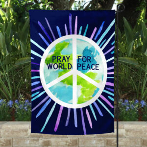 Pray For World Peace Support Ukraine Flag