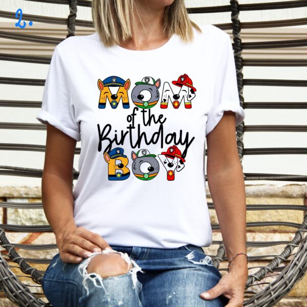 Custom Name Paw Patrol Birthday Shirt