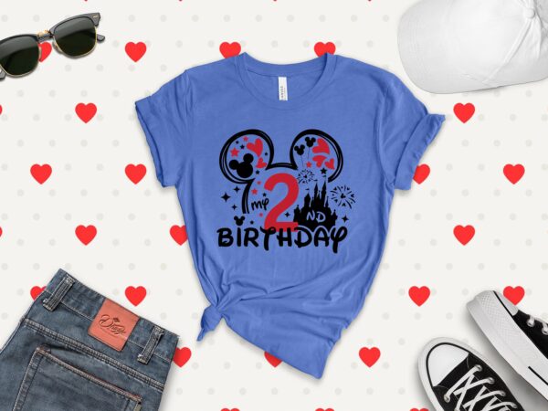 Personalized Disney Mickey 2nd Birthday Shirt