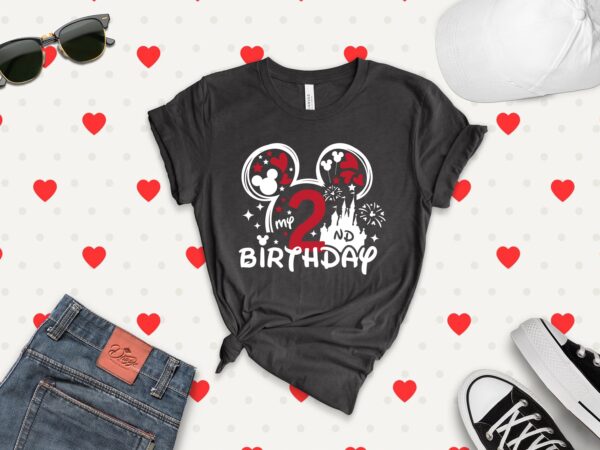 Personalized Disney Mickey 2nd Birthday Shirt