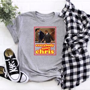 Will Smith Slaps Chris Rock Everybody Hatas Chris Shirt